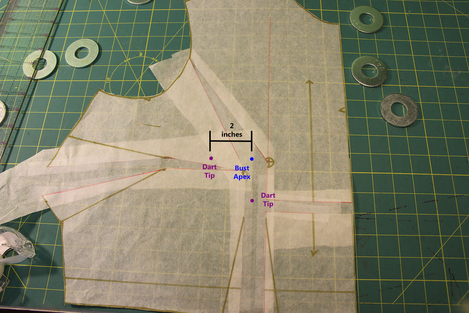 Idle Fancy: Full Bust Adjustment on a Darted Bodice