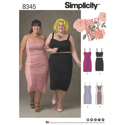 Pattern Review: Simplicity 8345 Plus Size Dress by Ashley Nell Tipton
