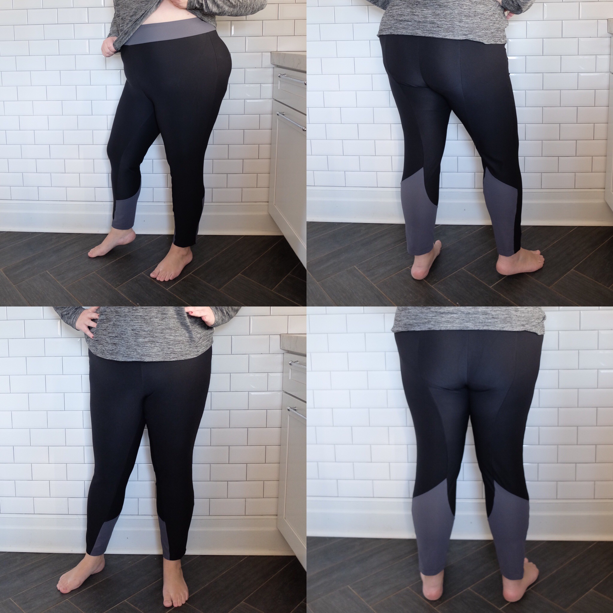 New Womens Plus Size Plain Lace Trim Soft Cropped Capri 3/4 Leggings Pants  12-30