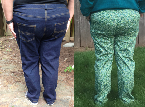 Pattern Review: Burda (Plus) 6951 (Slim-fit pants)